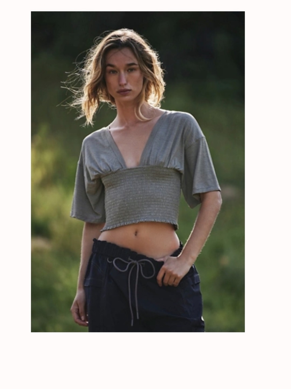 Free People Movement Smockin Hot Reversable Tee-M